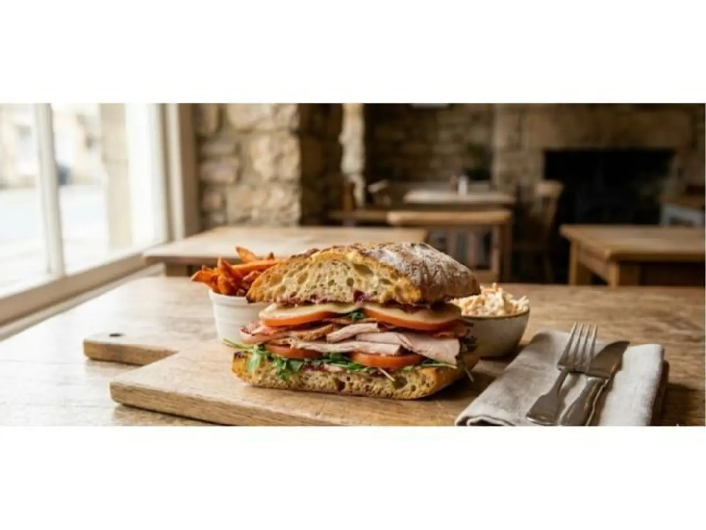 Turkey With Ciabatta Bread