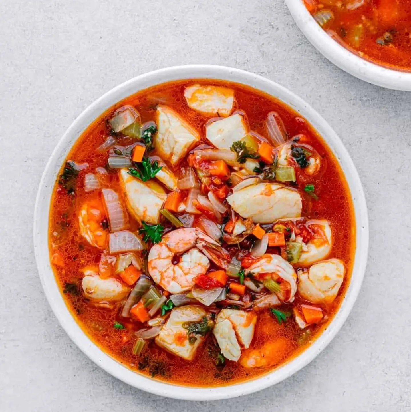 Red Seafood Soup