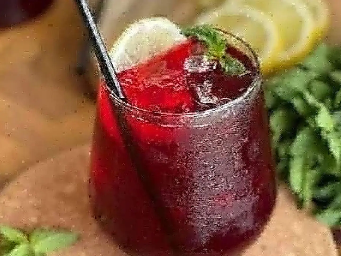 Fresh Hibiscus Juice