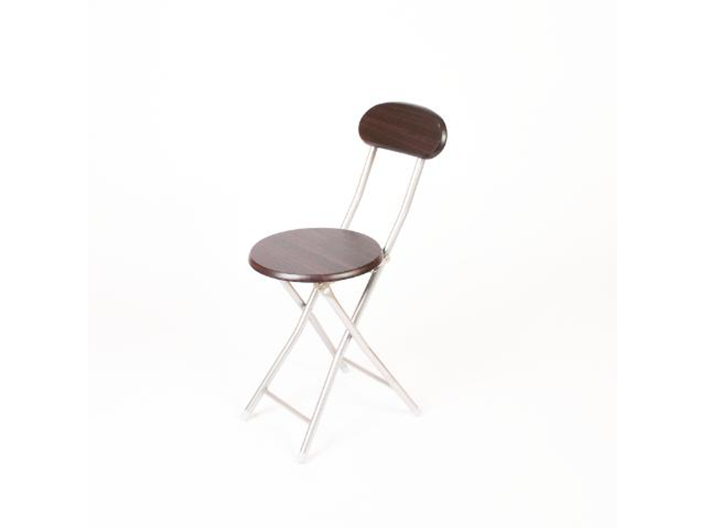 Qamra Folding Wood Chair Burnt Brown حبة