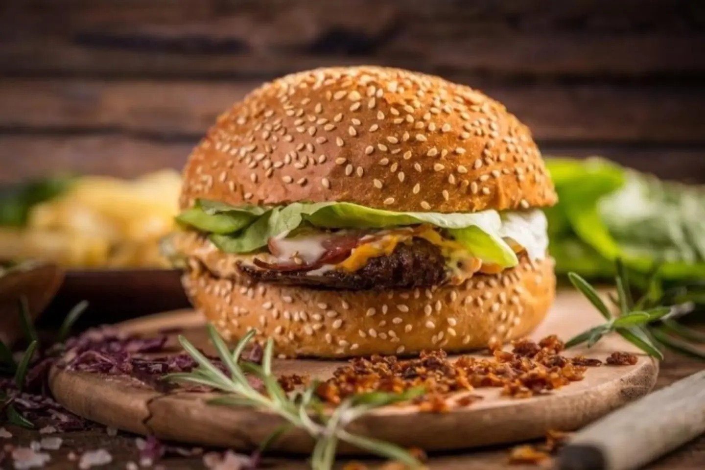 Local Beef Burger Meal