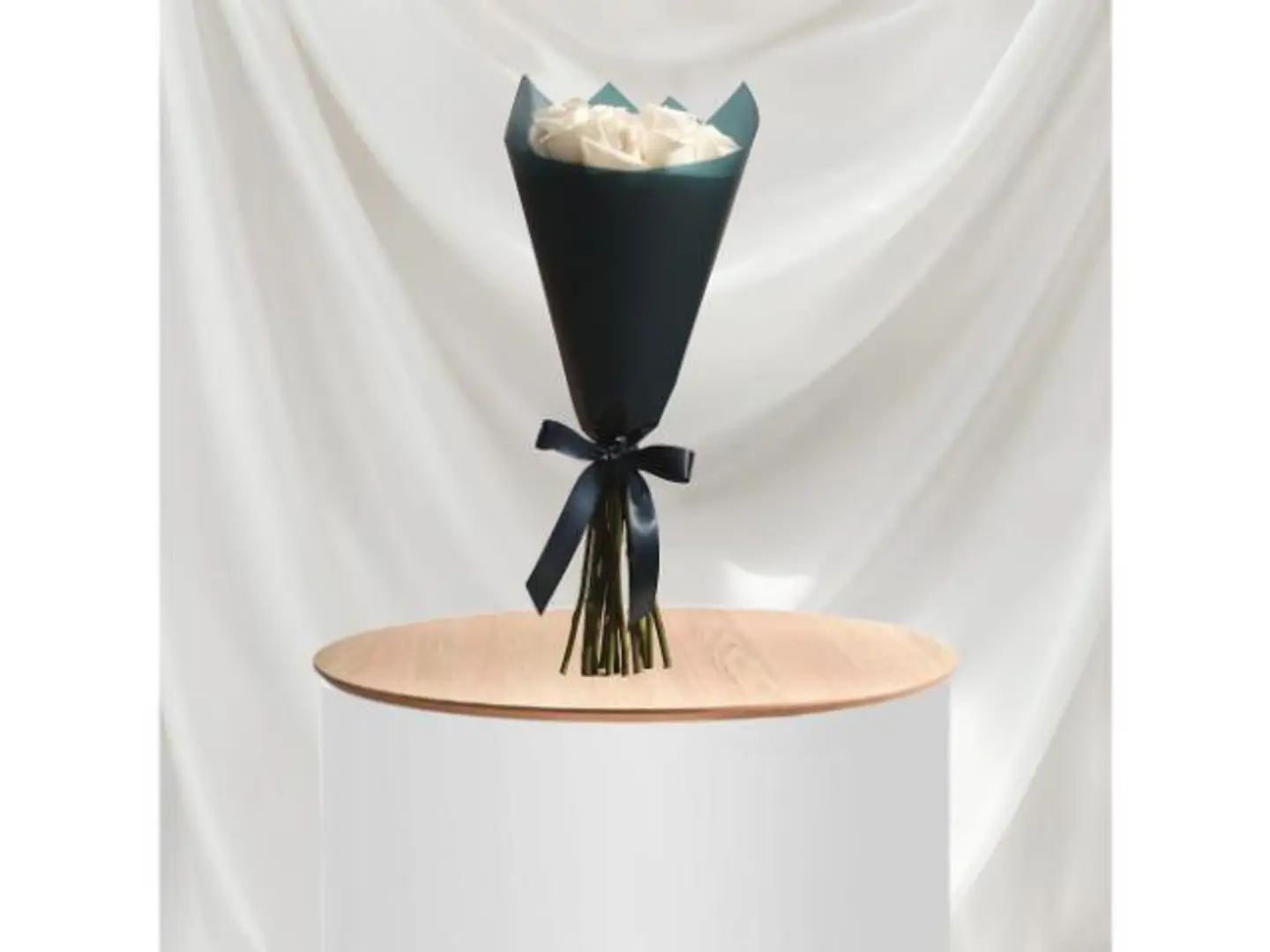 باقة الجوري الأبيض 12 جوري