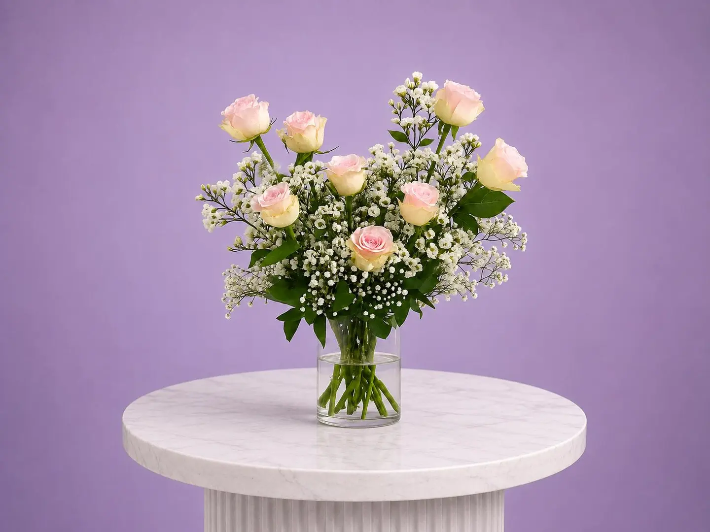 Rose Vase Pink Rose