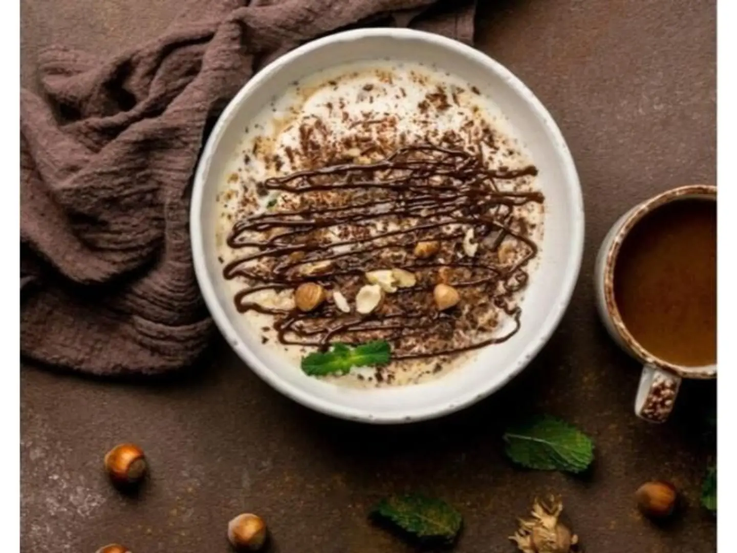 Rice Pudding With Nutella