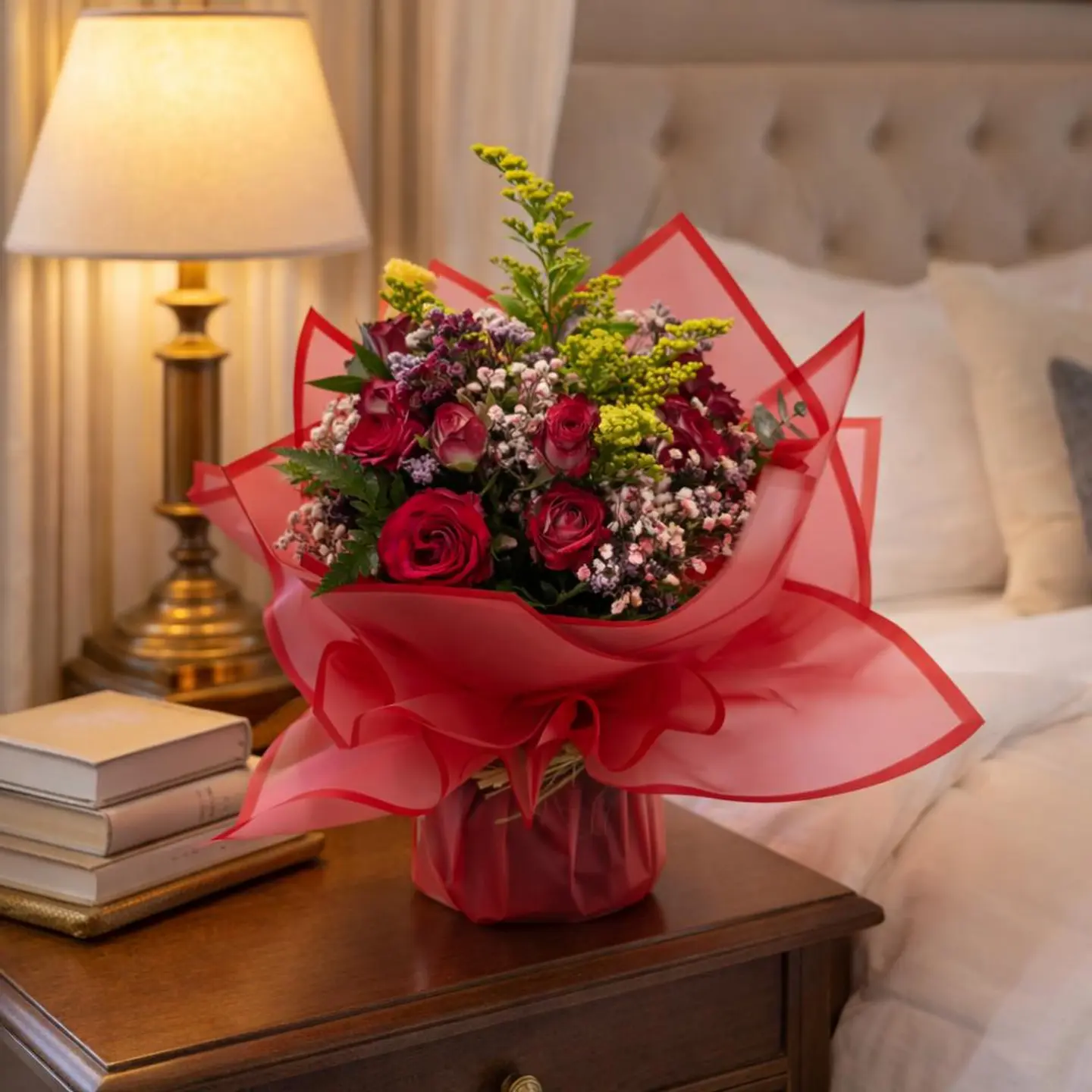 احمر دبل غلاف احمر ثلاثة