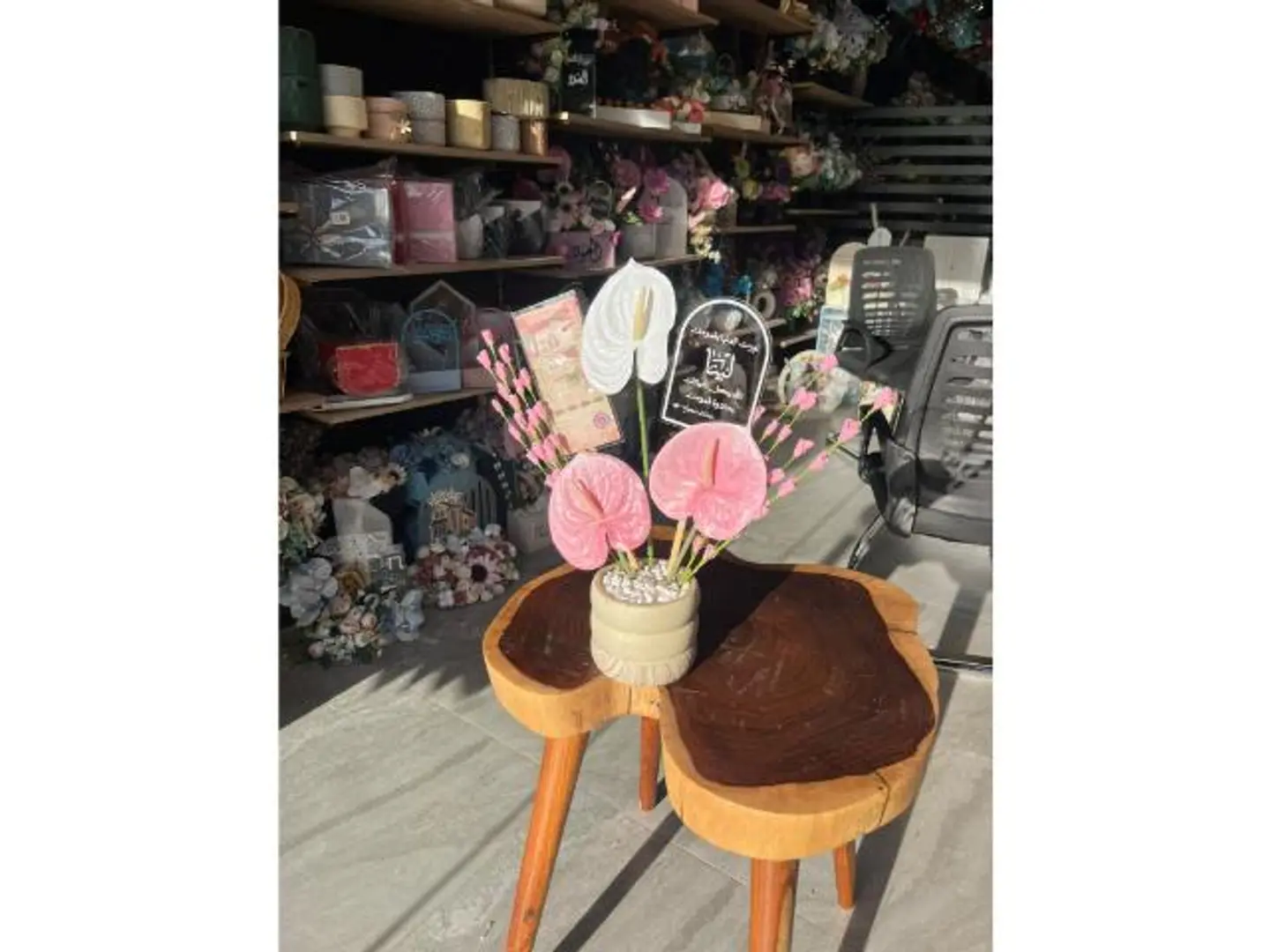 ستاند مولوده ورد صناعي٣