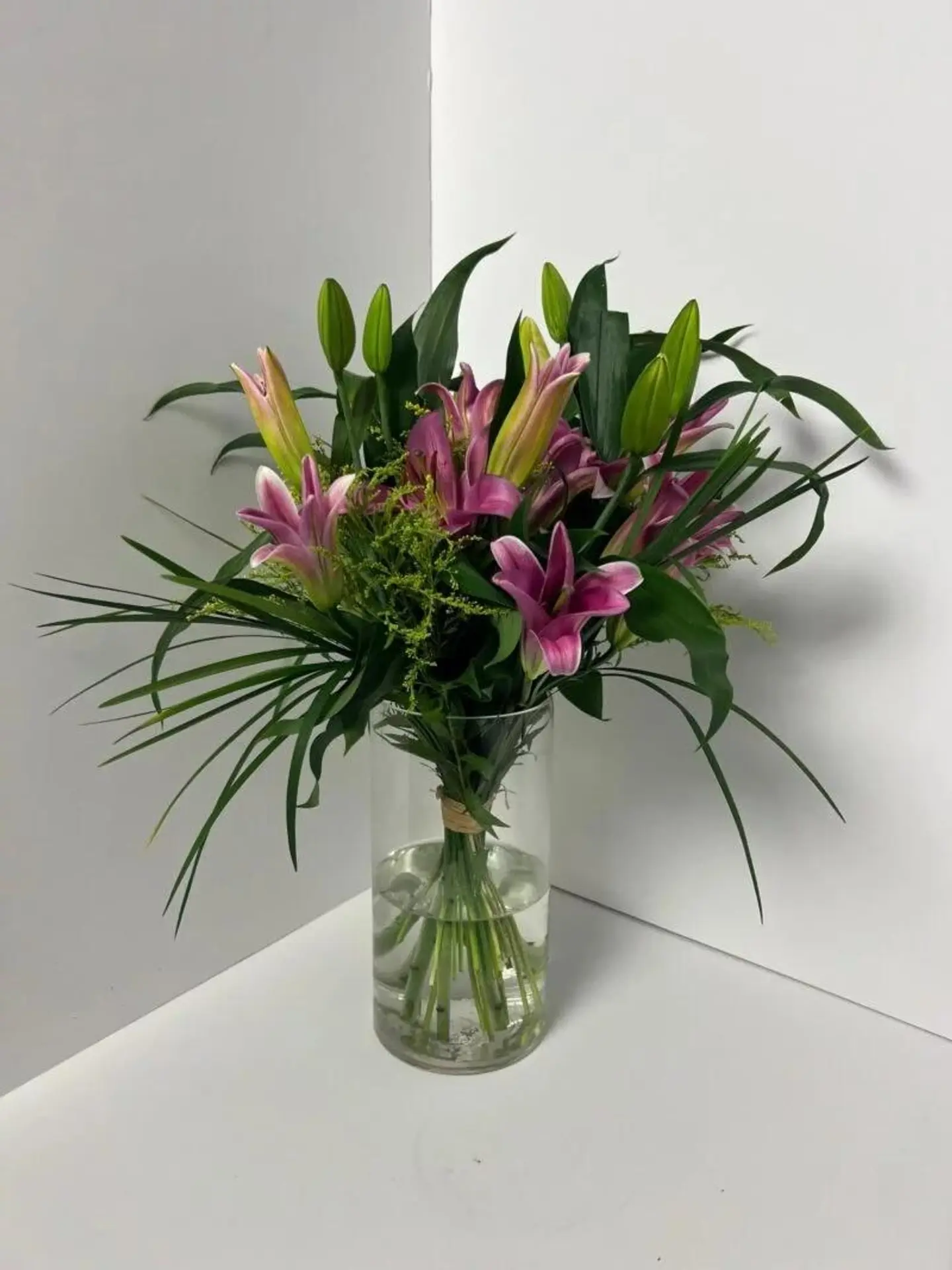 Pink Lily Vase