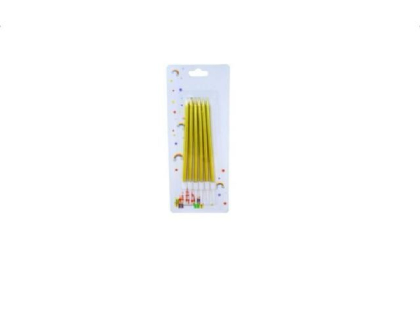 Tall Gold Candles