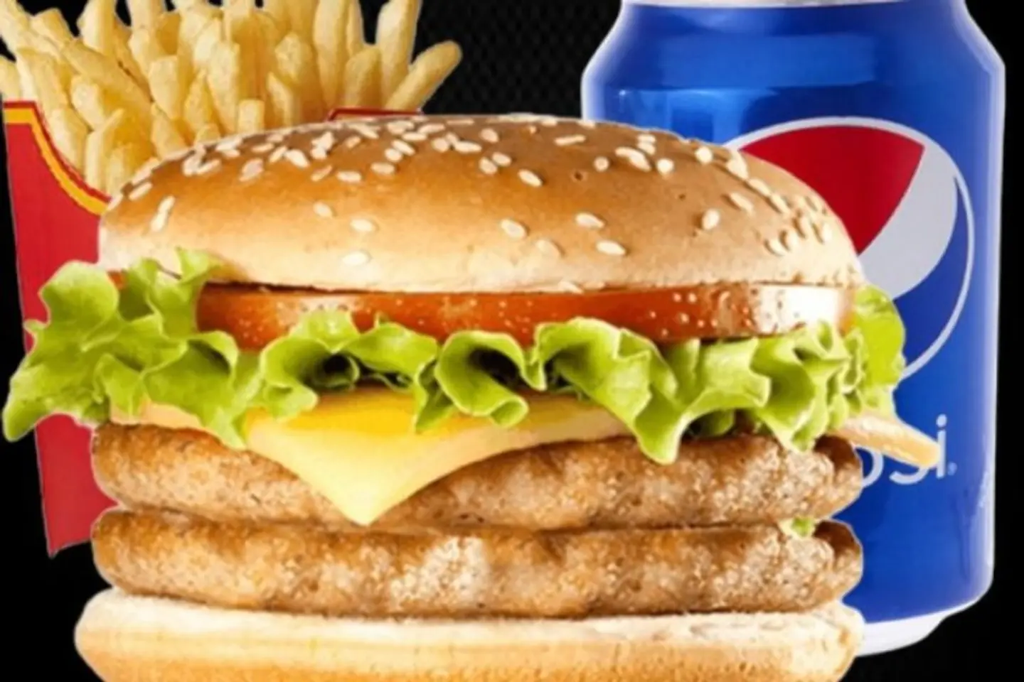 Double Meat Burger Meal