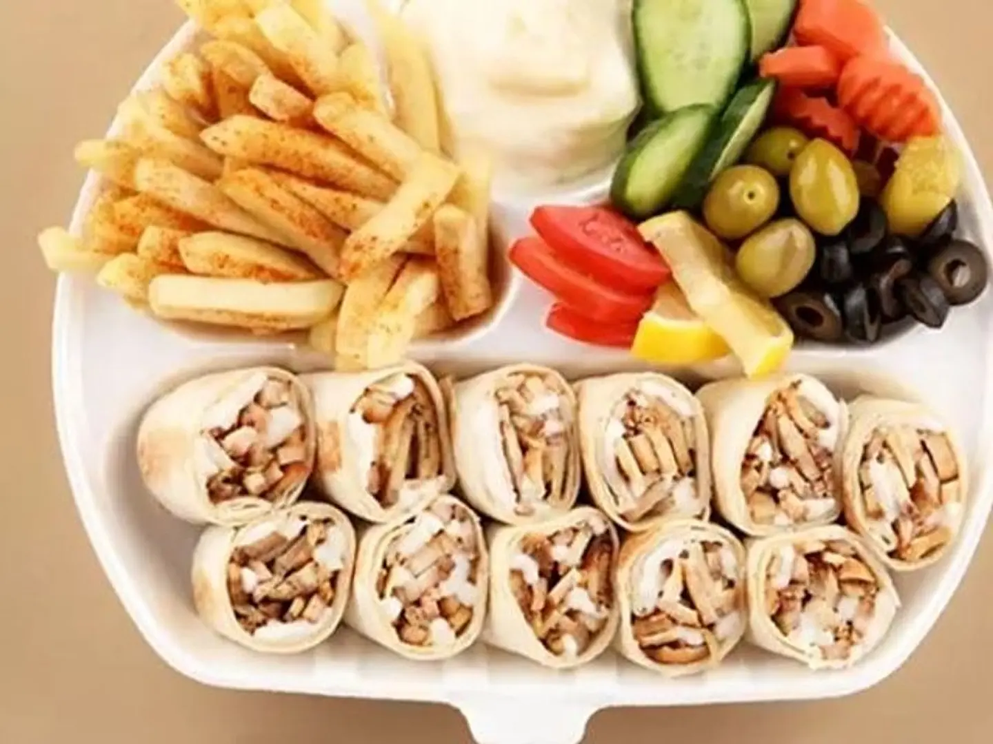 شاورما عربي دبل