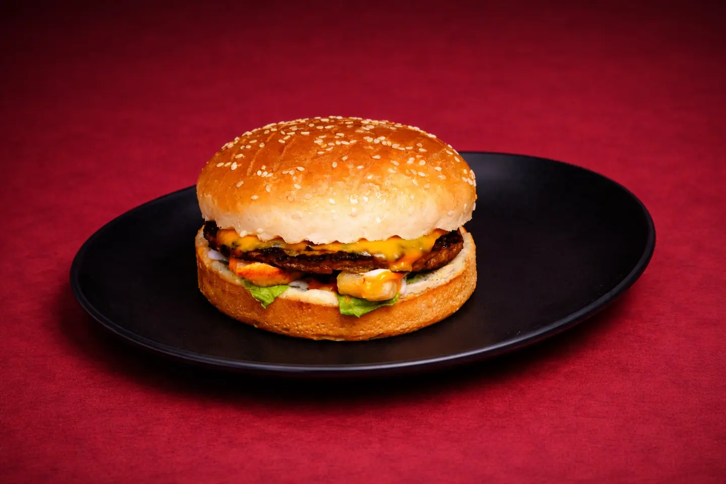 برجر لحم مشوي