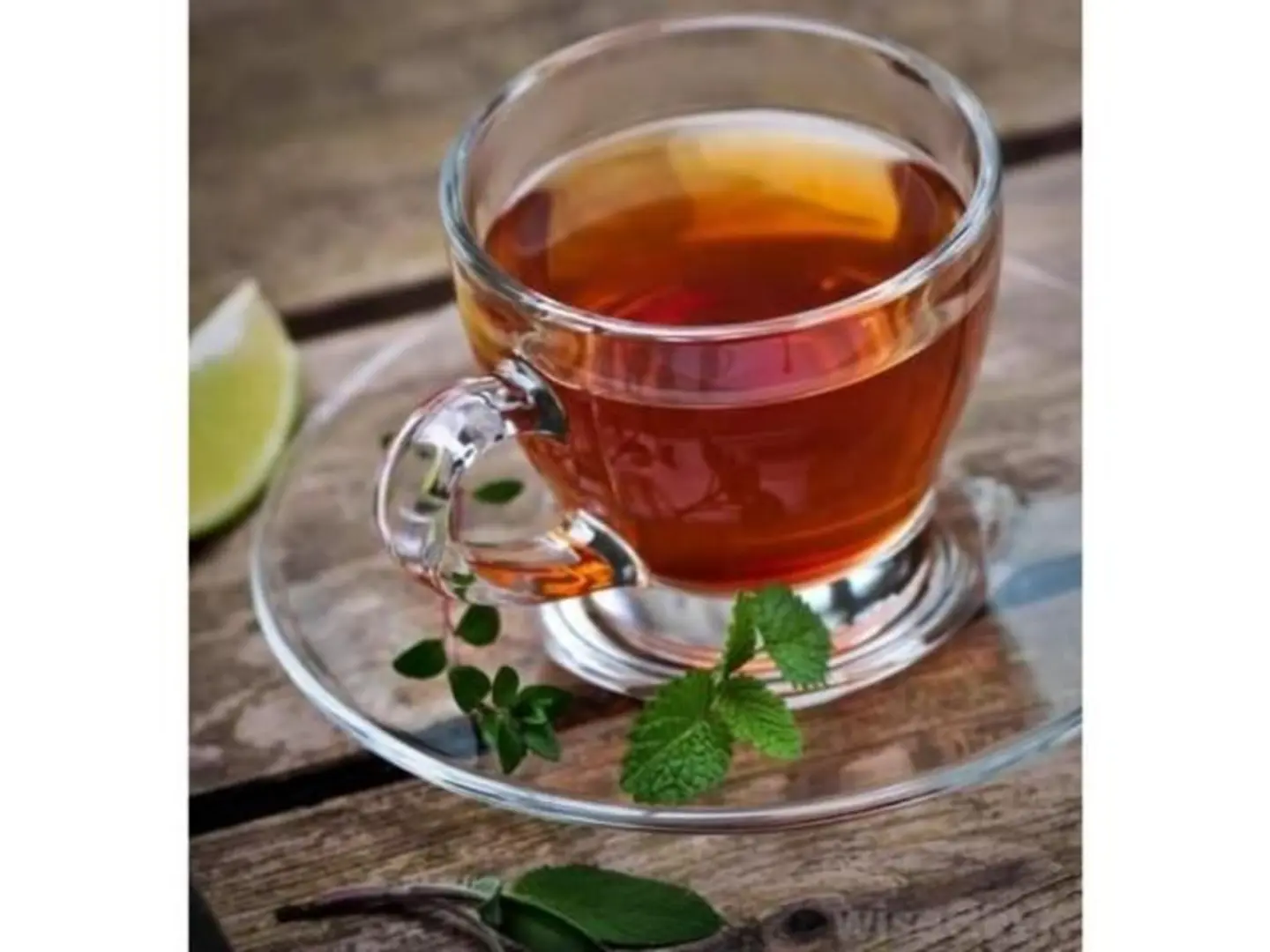 شاهي أحمر بالنعناع