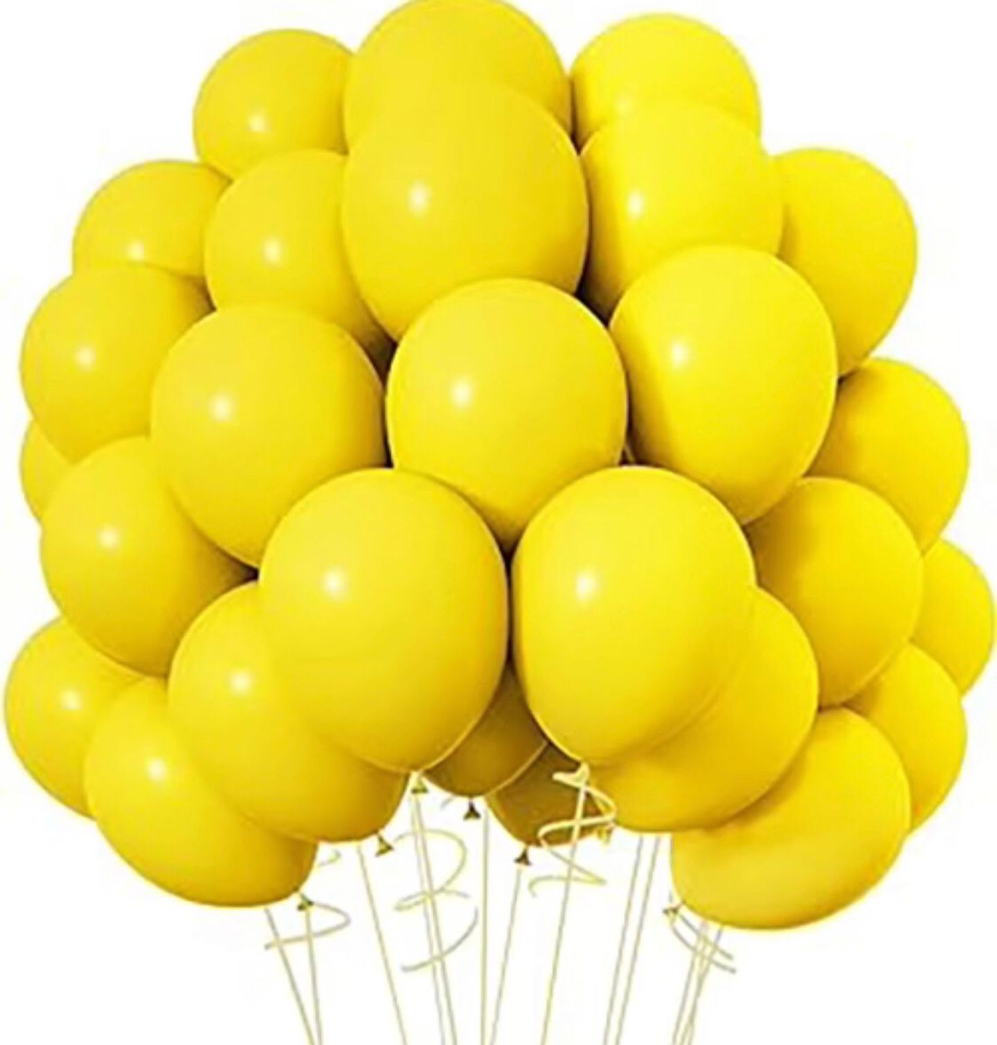 Yellow Rubber Balloon