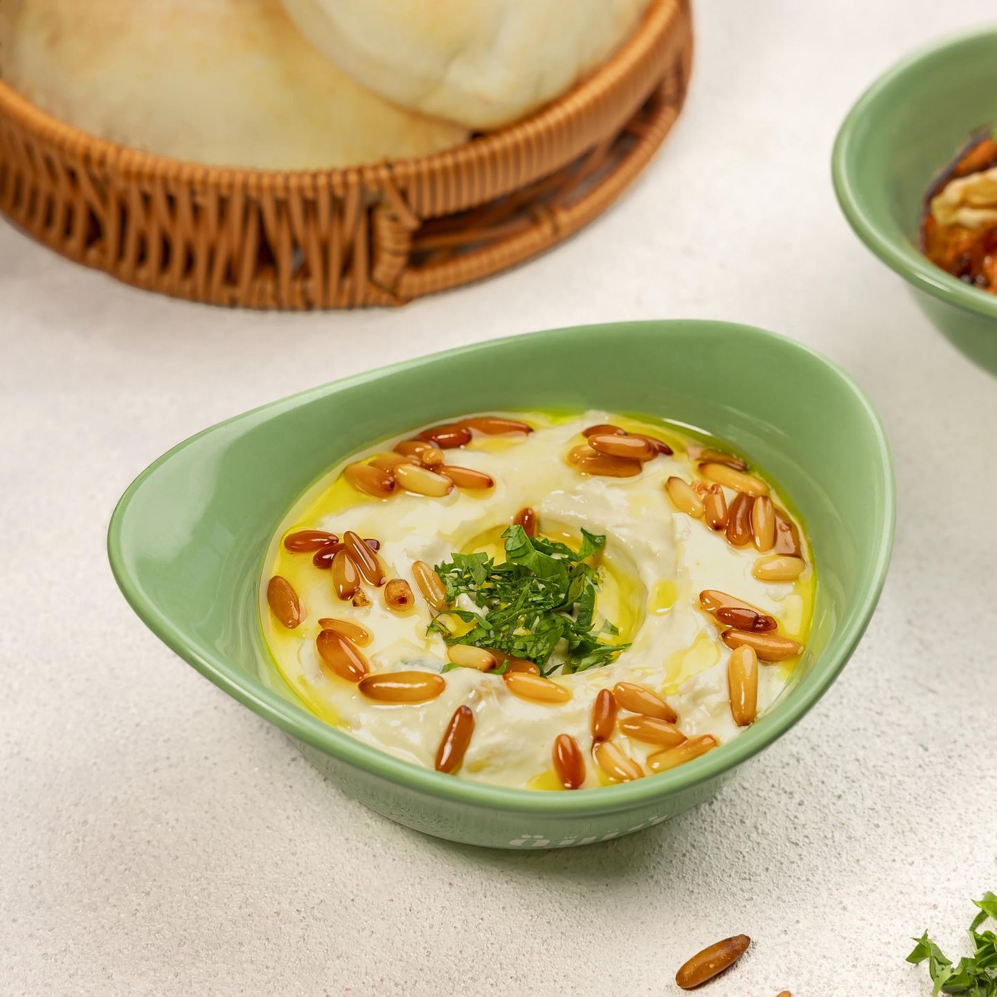 Hummus With Pine Nuts