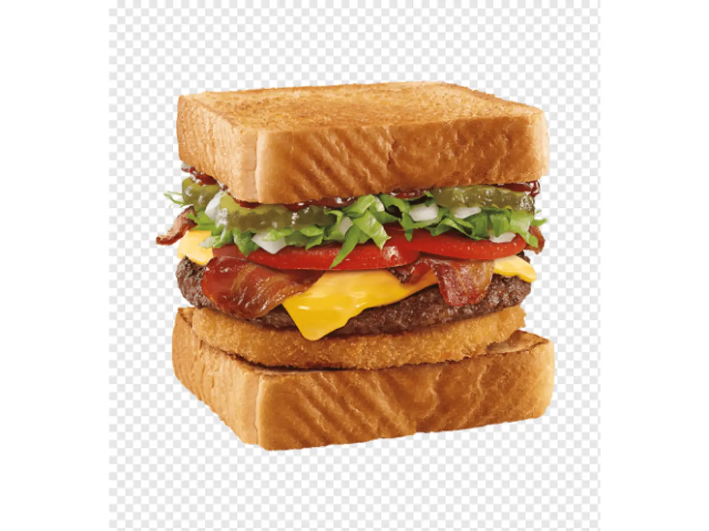 Beef Burger With Toast