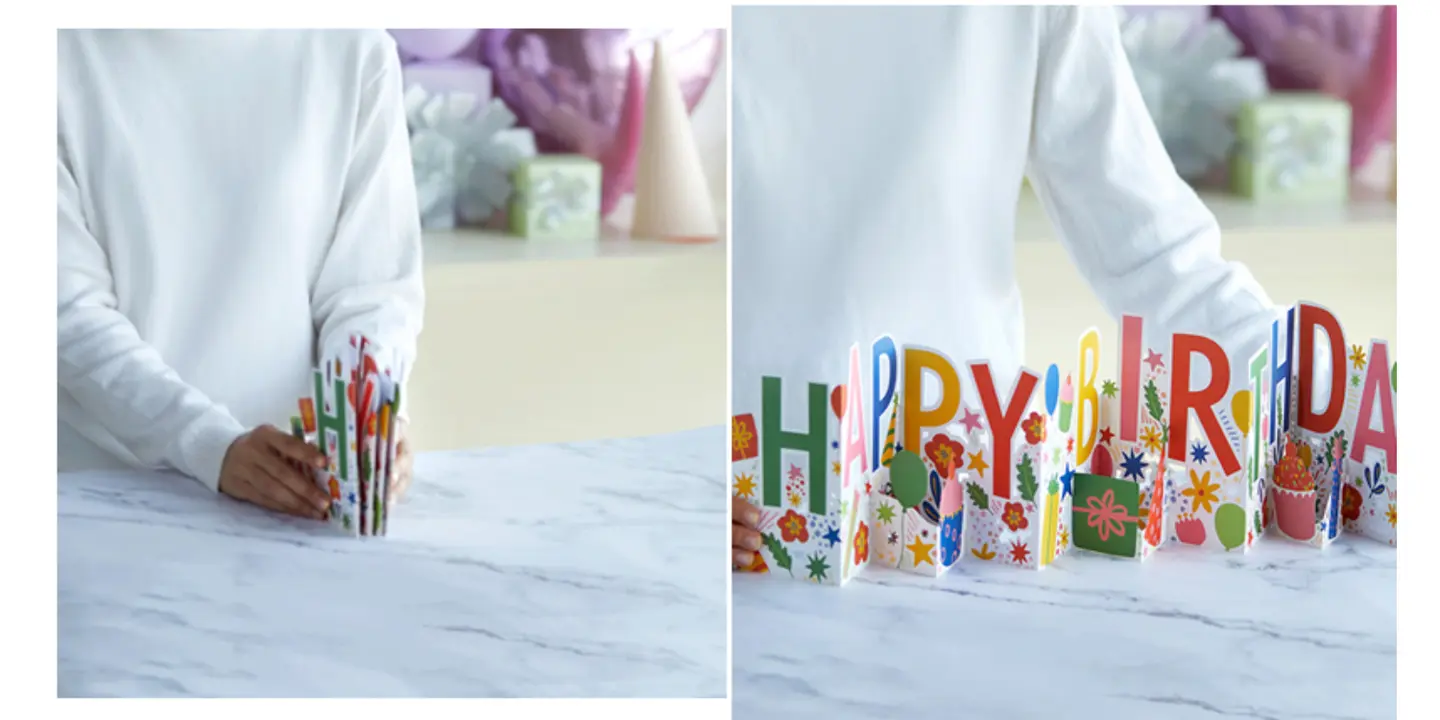 Long Happy Birthday Card