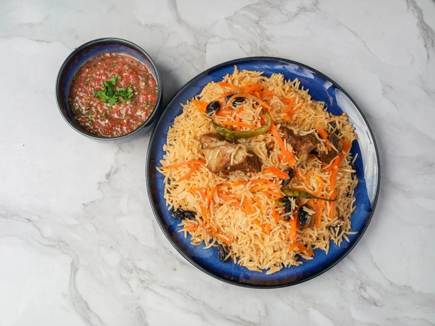 رز بخاري باللحم