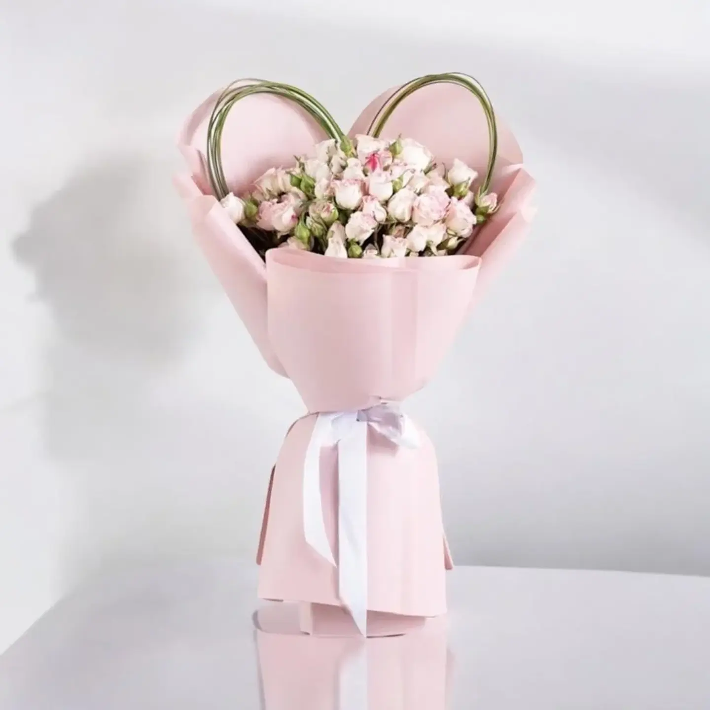 Pink Heart Bouquet