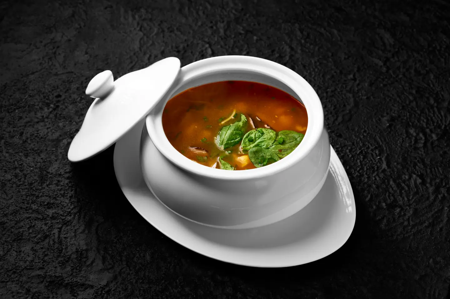 شوربة دجاج ماندو