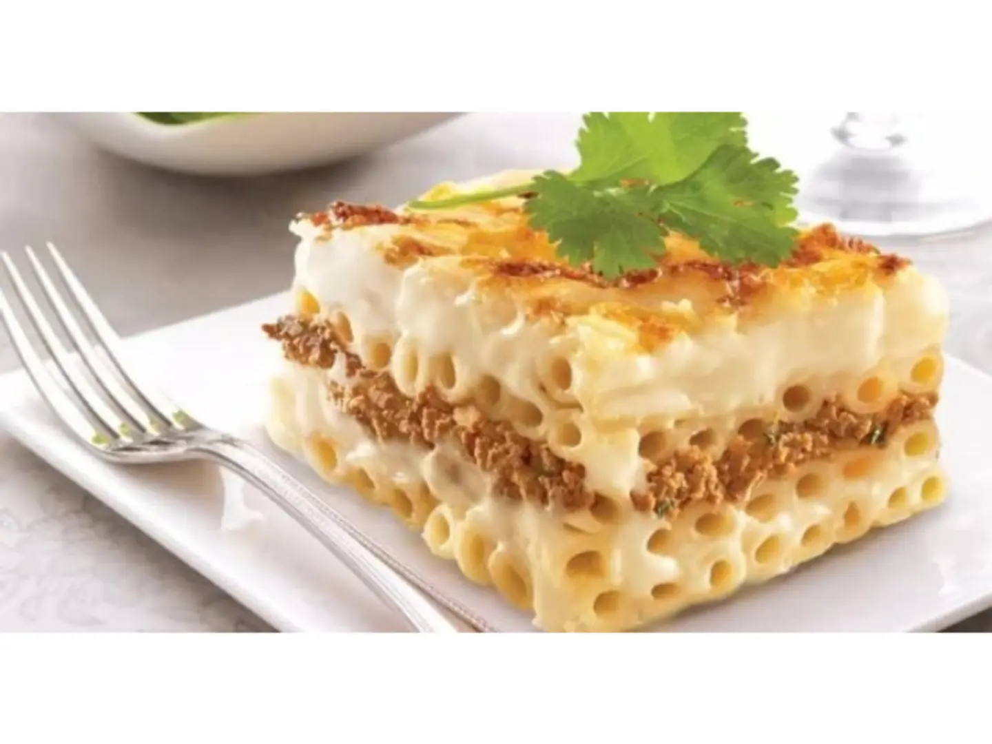 Macaroni Béchamel With Minced Meat