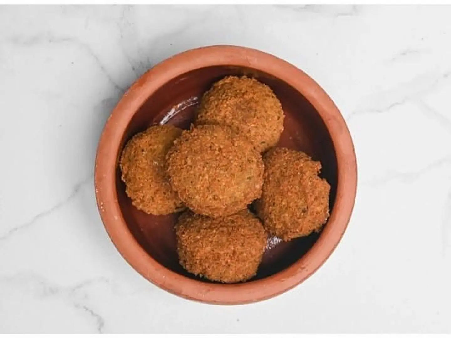 قرص فلافل بالبسطرمة