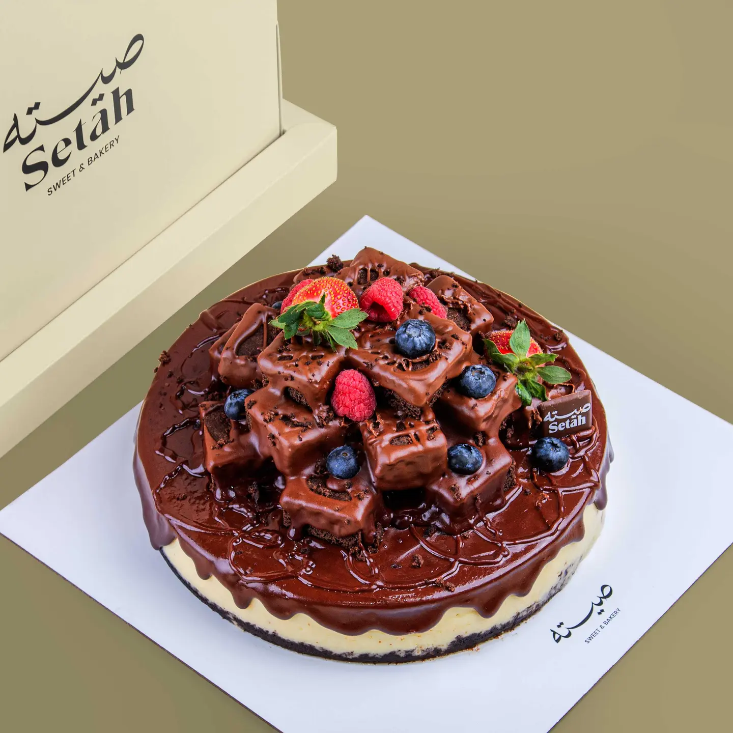 تشيزكيك البراوني