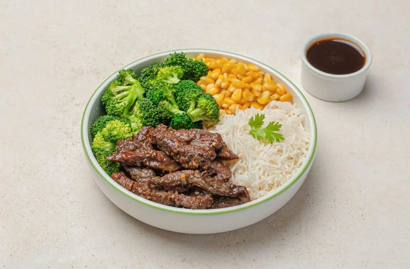 دجاج ترياكي وسط