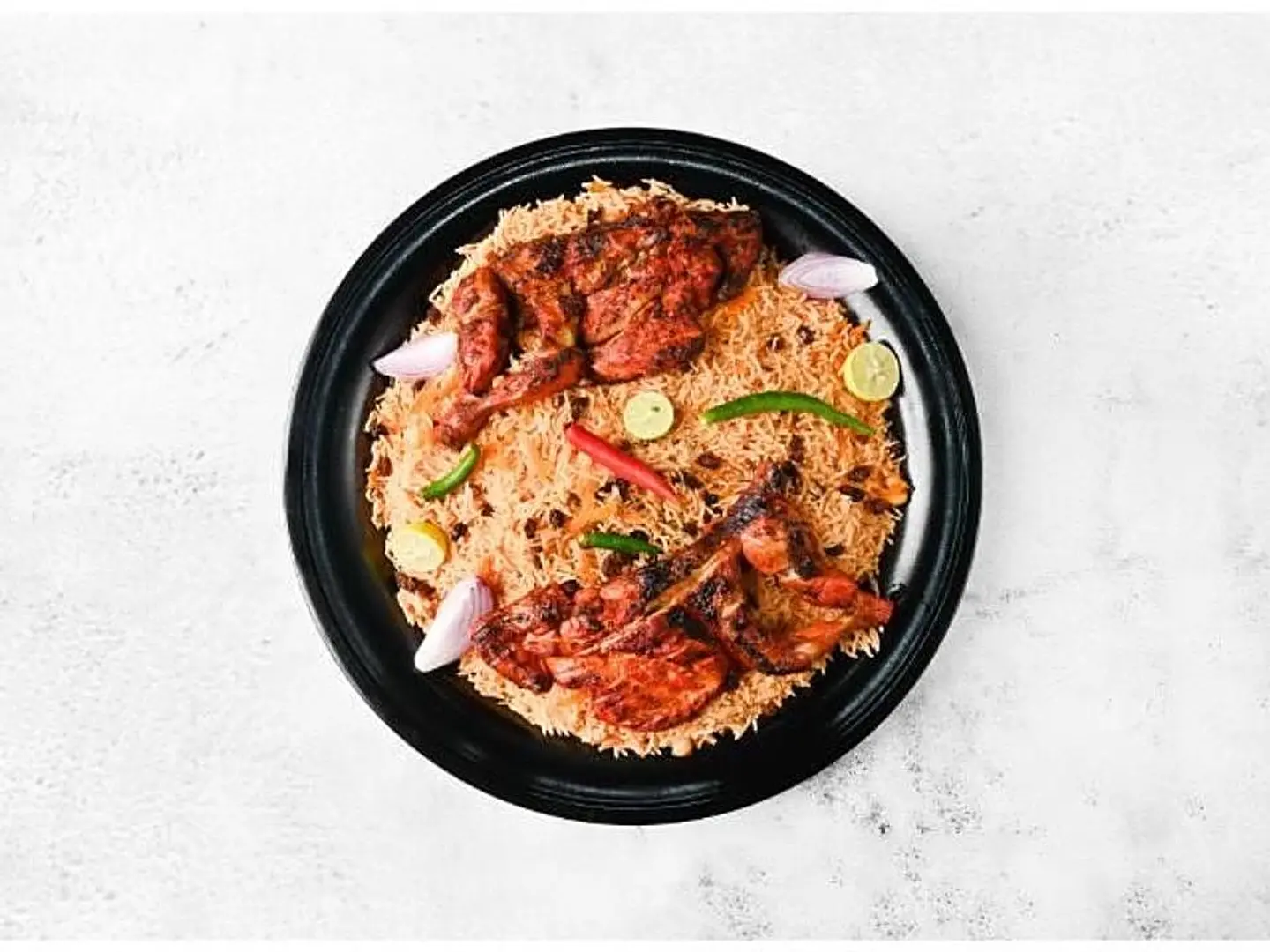 Whole Charcoal Chicken With Rice