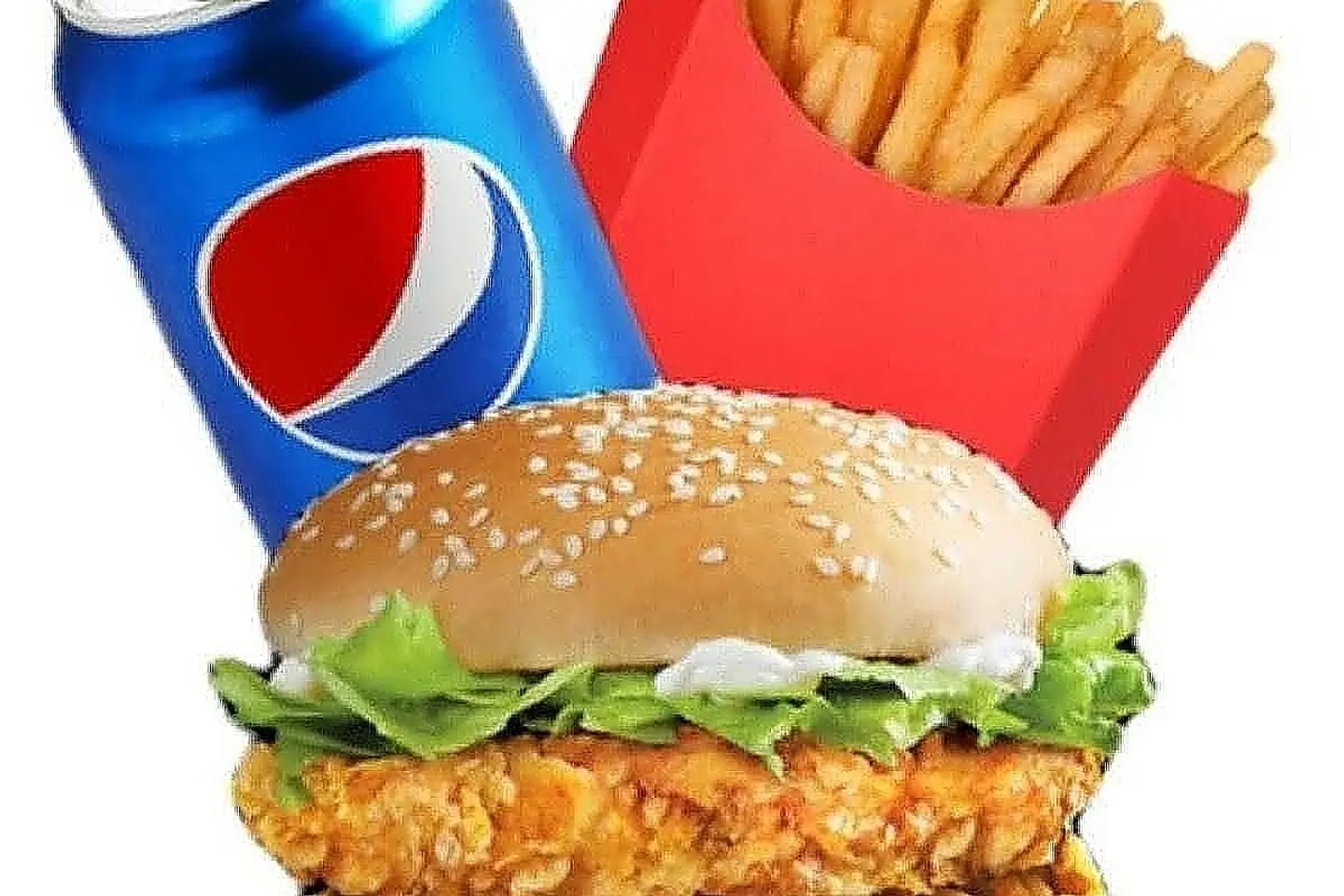 Double Crispy Chicken Burger Meal