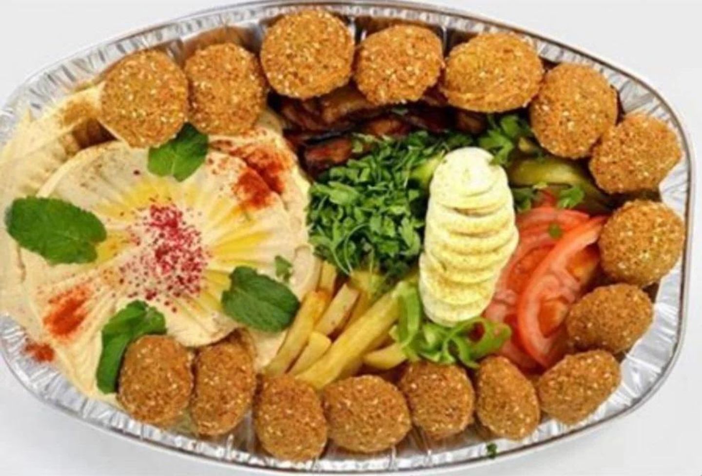 صحن طعميه مشكل
