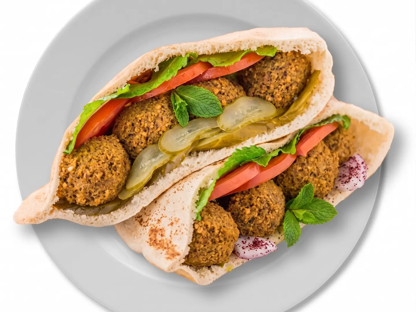 Iraqi Samooli Falafel Sandwich