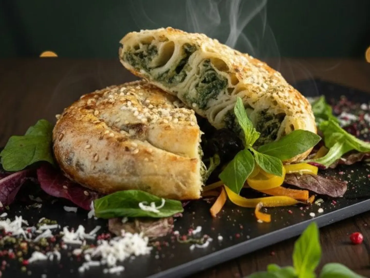 بوريك تركي جبن بالسبانخ