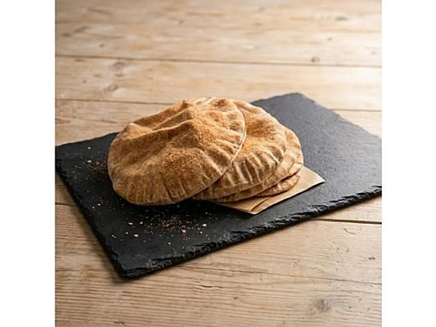 Lebanese Fresh Brown Bread Whole Wheat 4 Pcs