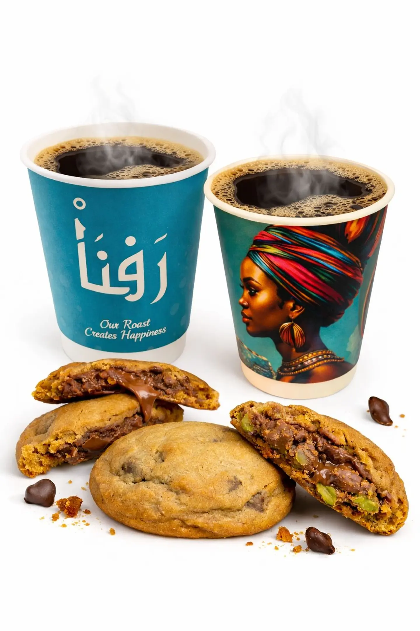 2 Coffee Day With 2 Cookies