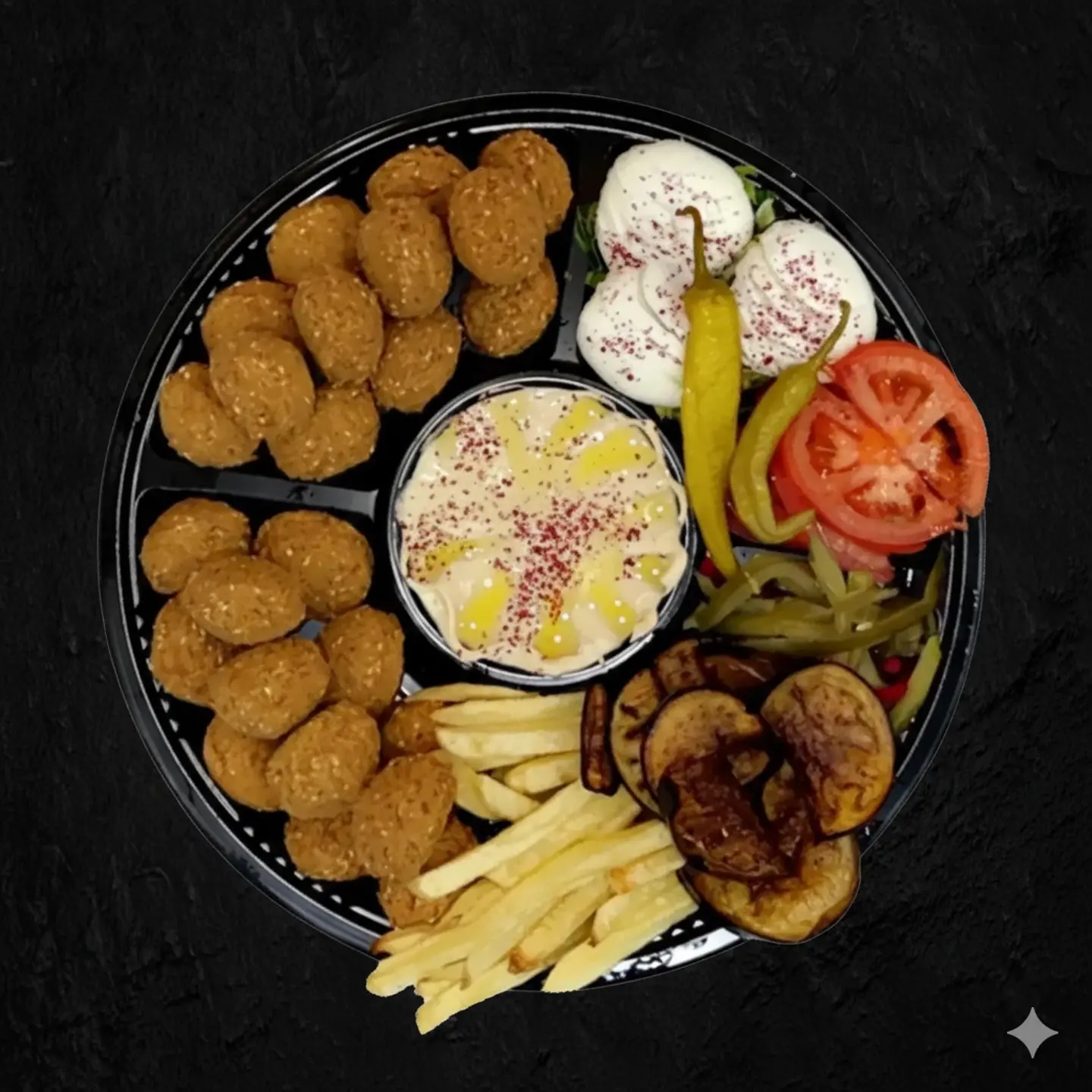 صحن فلافل - صغير