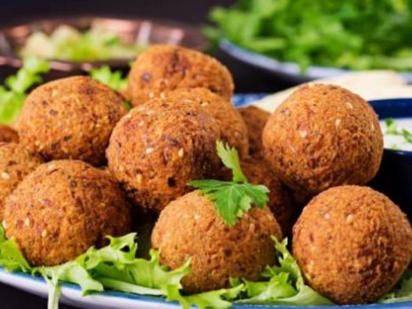 طبق فلافل مشكل صغير