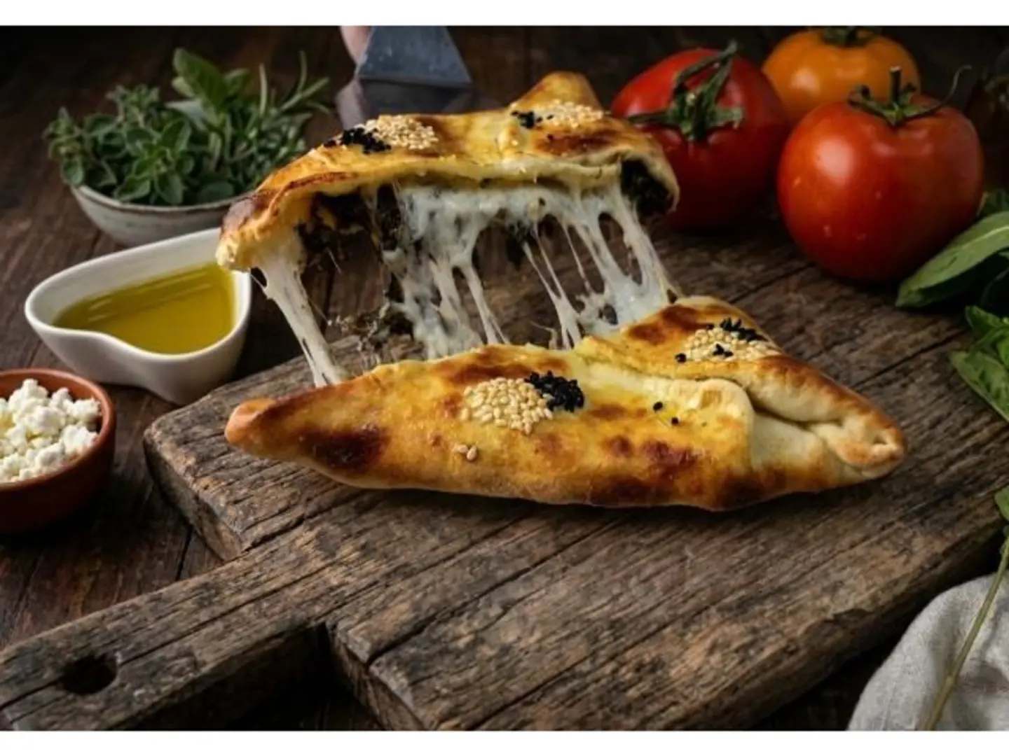 فطيرة كبيرة سبانخ