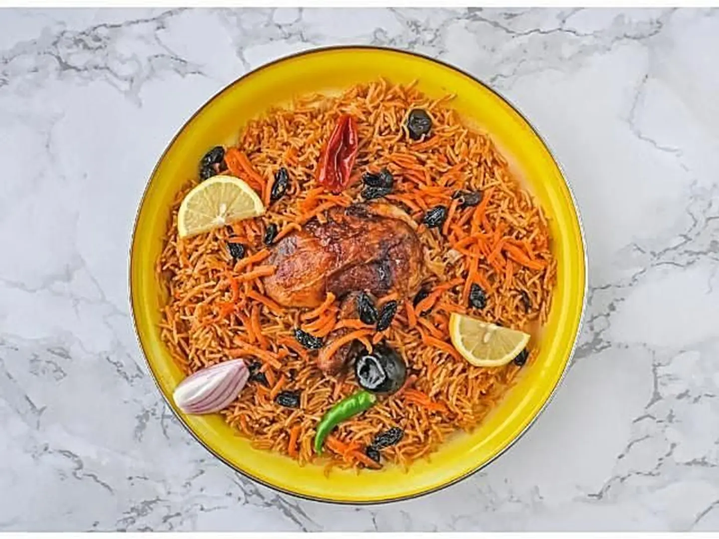 Quarter Grilled Chicken With Rice
