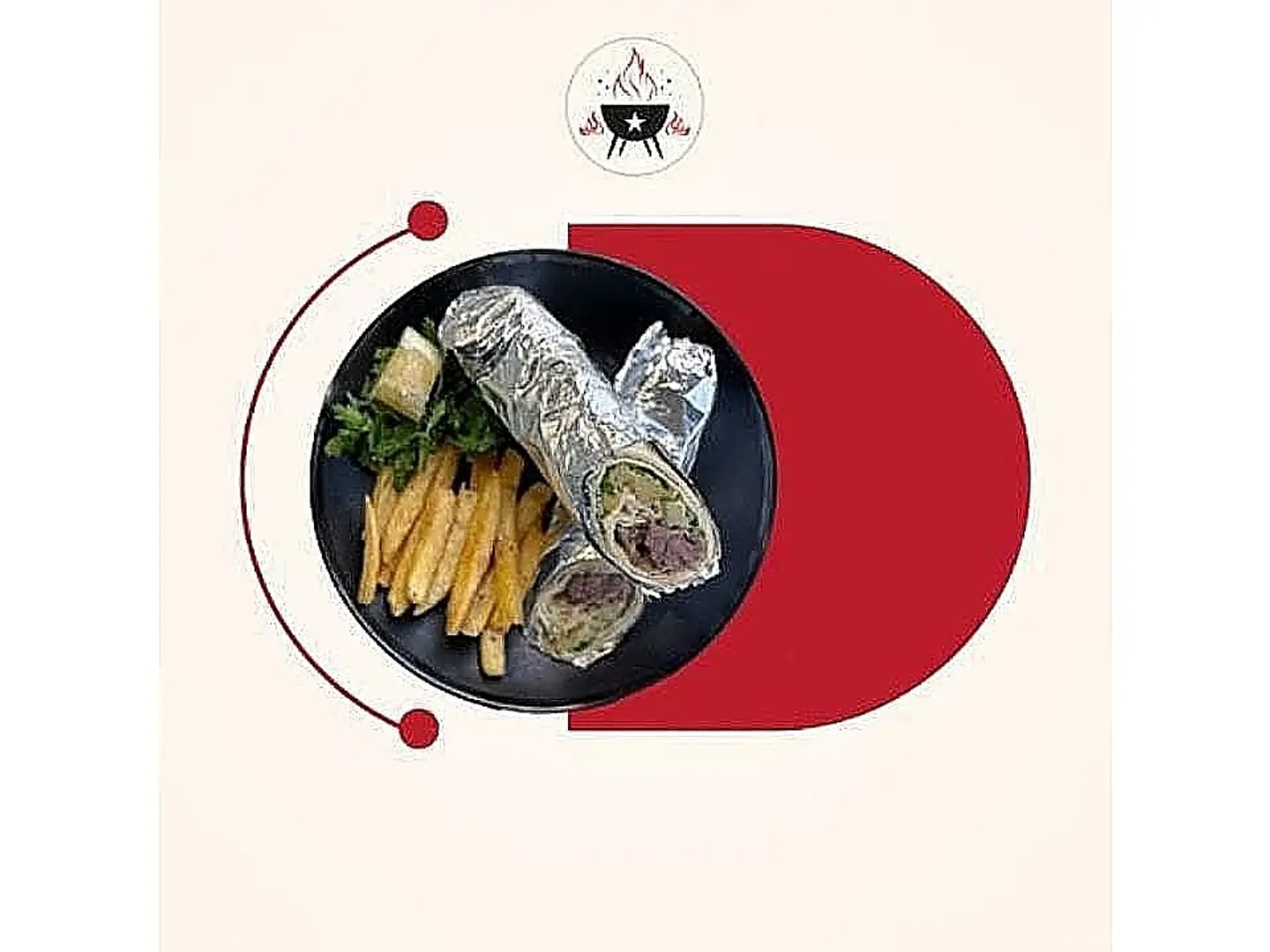 Lamb Awsal Sandwich