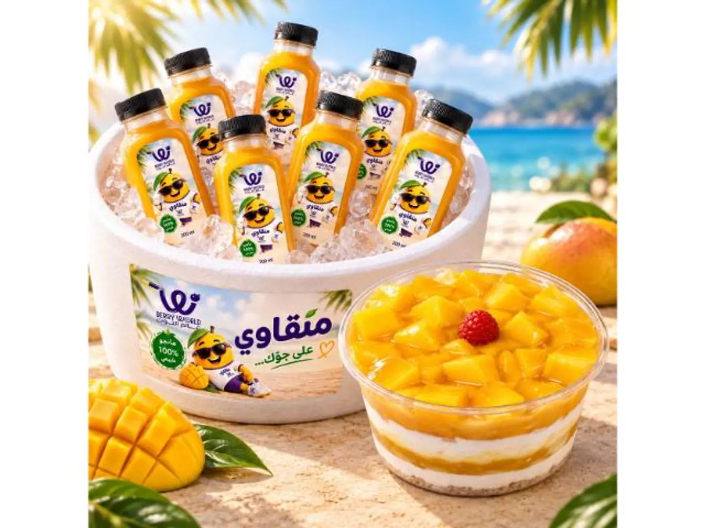 Mangawi Combo Box Of 15 Bottles 200 Ml Family Size Mango Graham