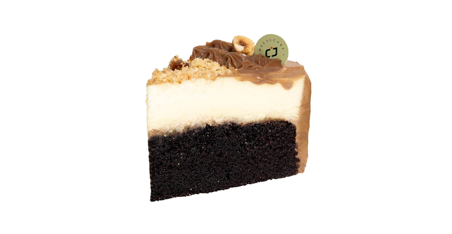 Toffee Chocolate Cheesecake Slice