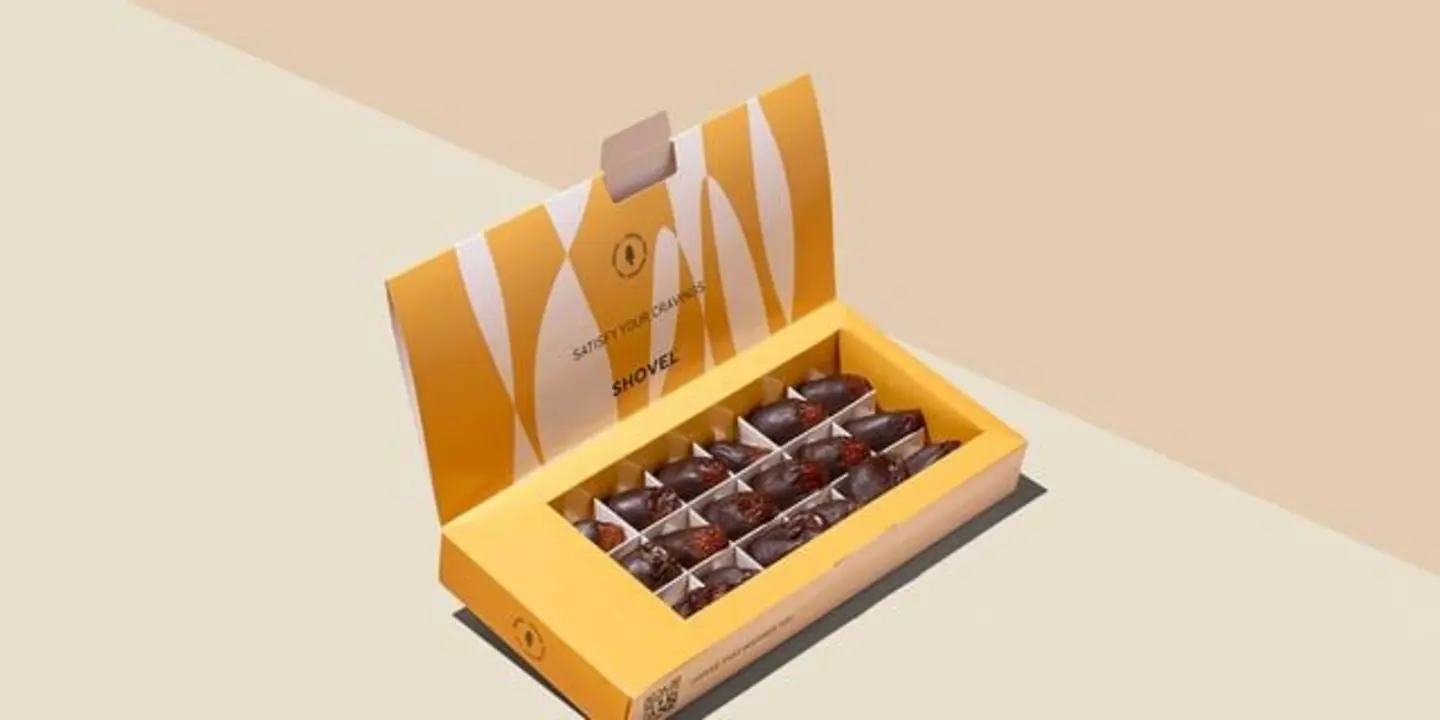 Box Dates With Pecan And Chocolate