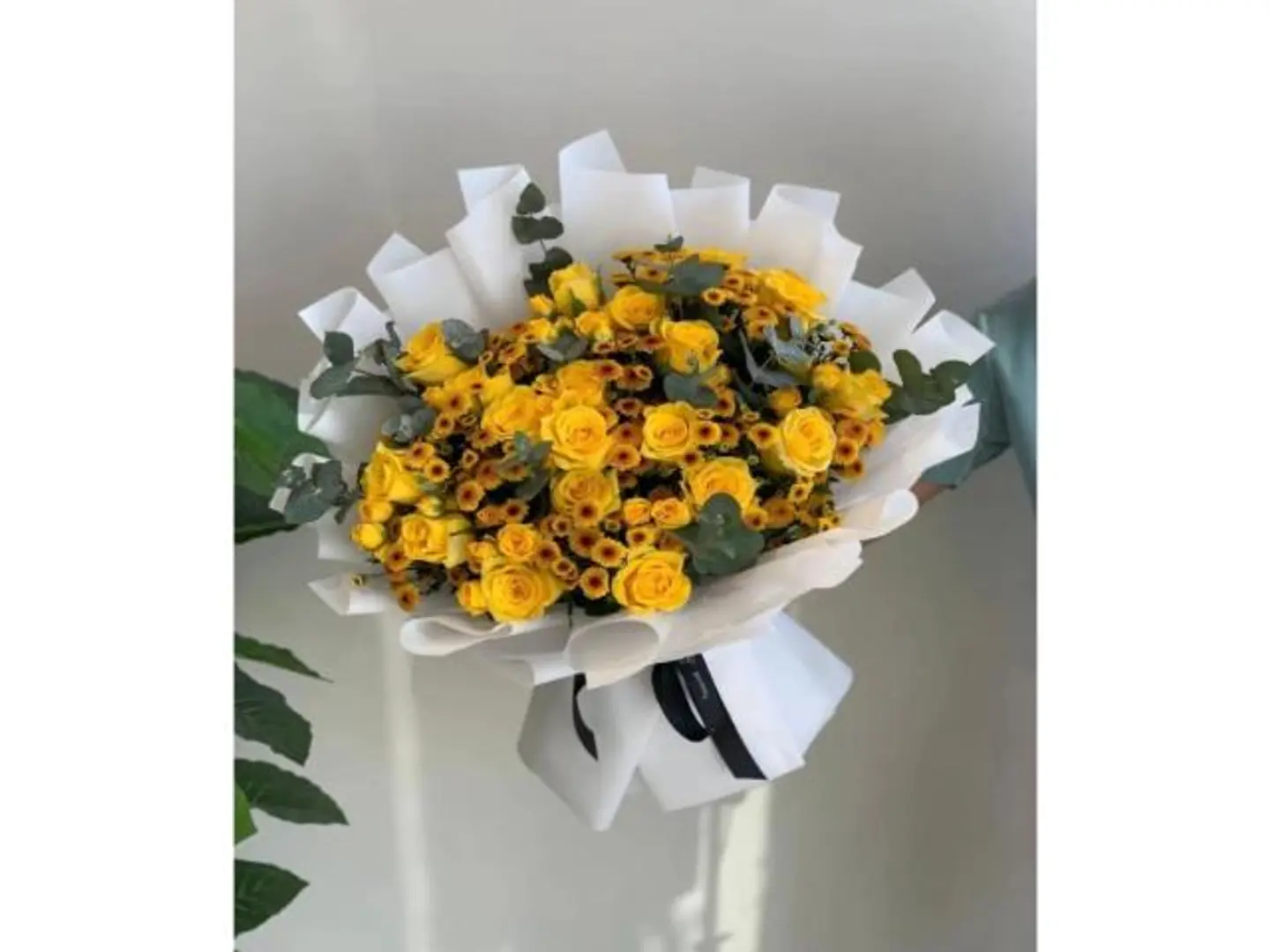 باقة ورد اصفر