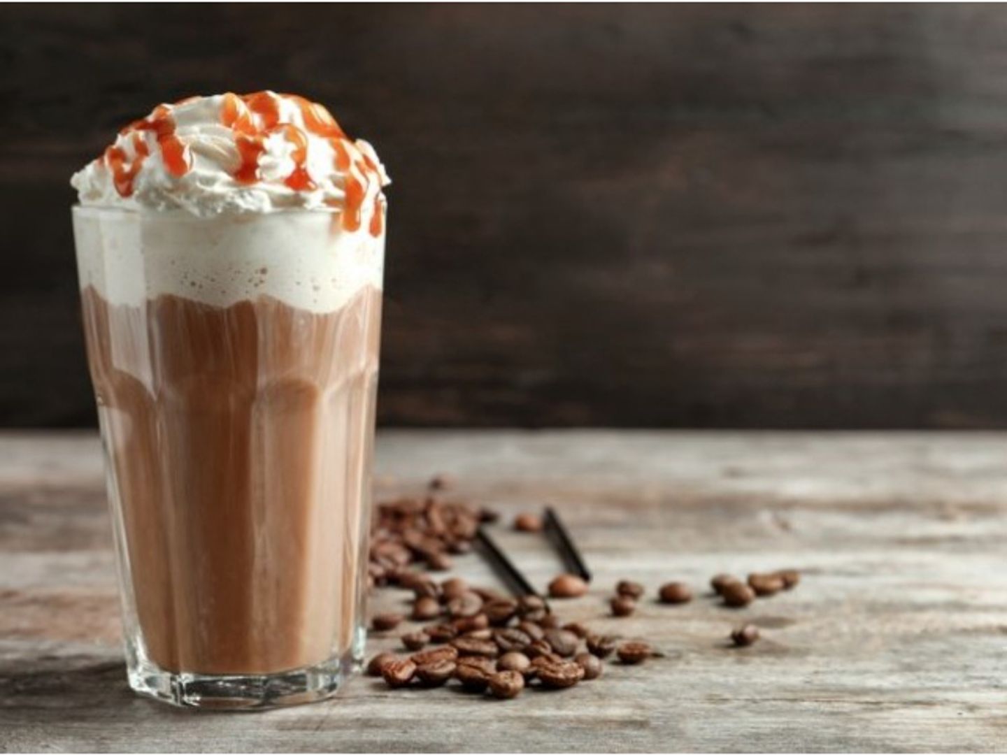 Caramel Frappuccino With Cream