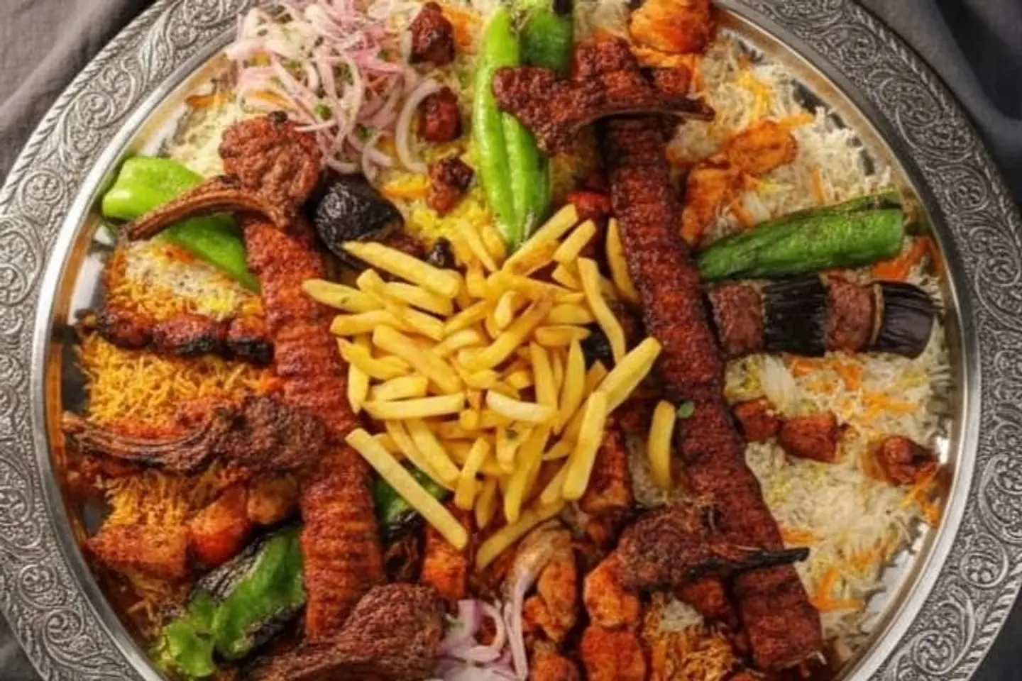 Grilled For 5 People With Rice