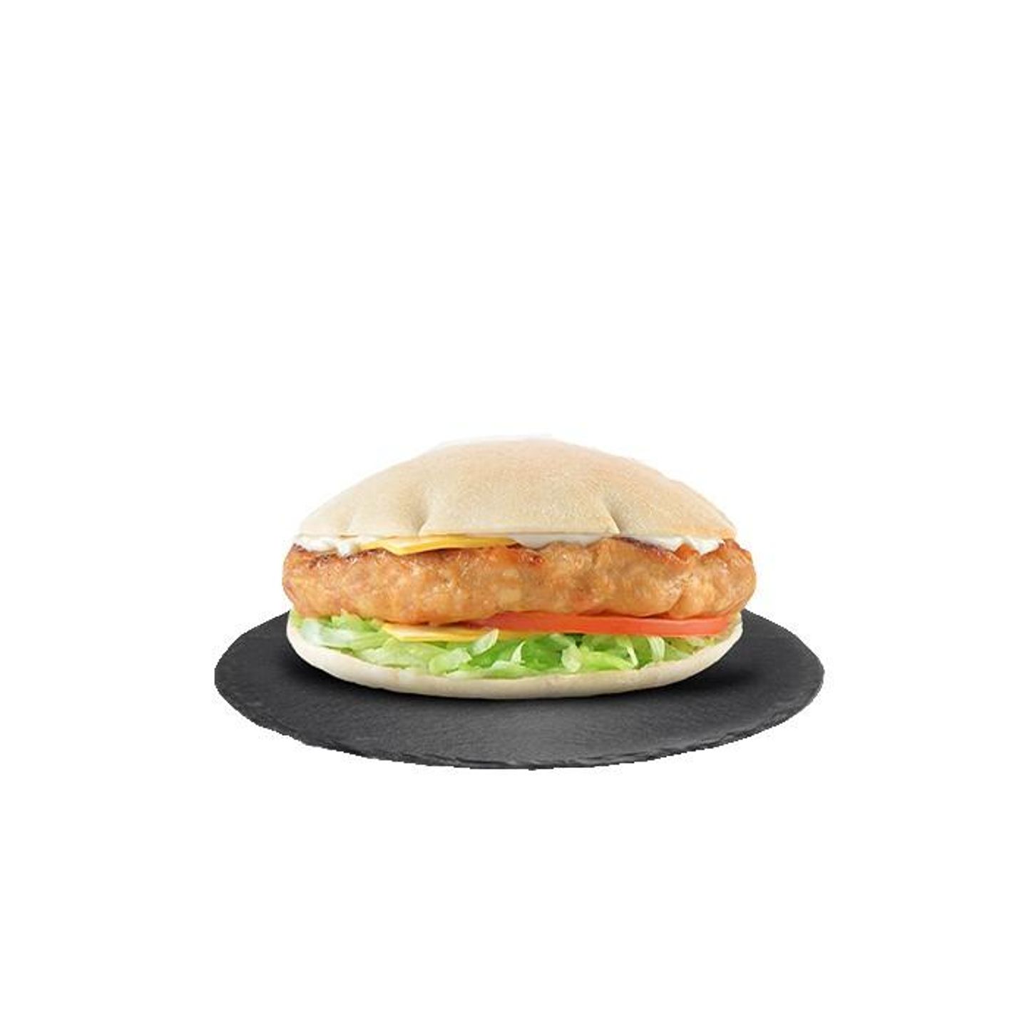 Chicken Burger With Arabi Bread