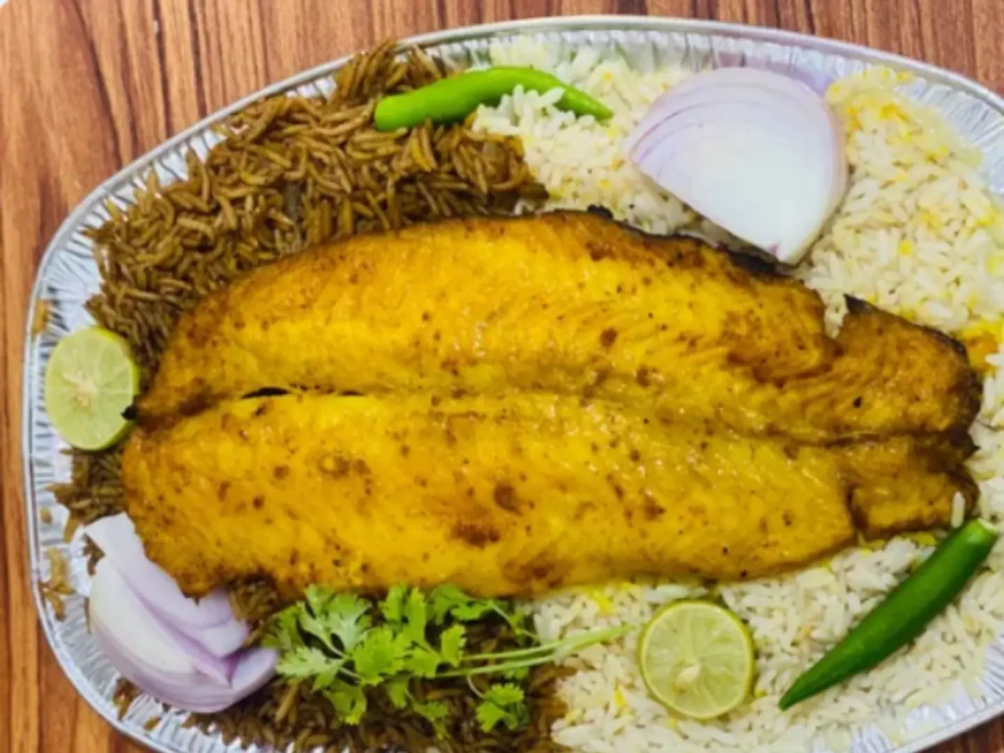 Fish Fillet And Sayadiyah Rice