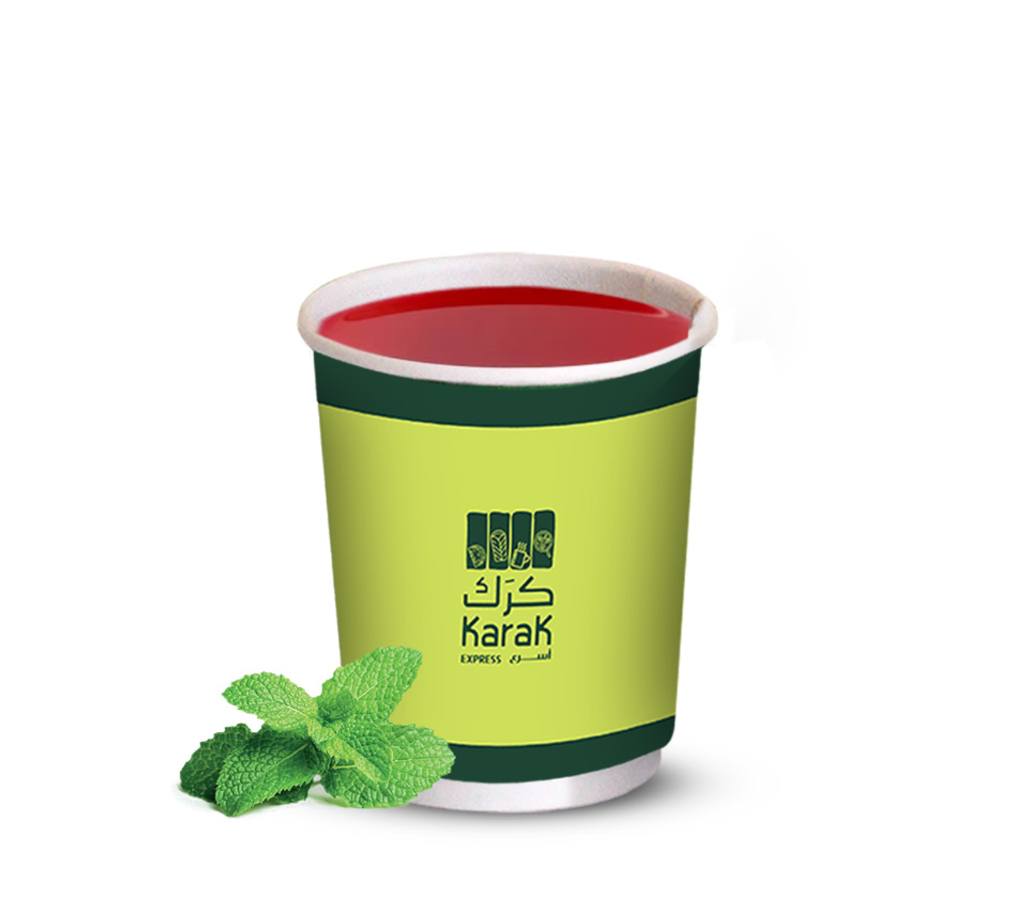 شاي احمر بالنعناع