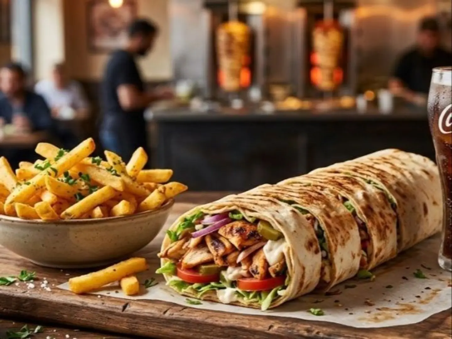 Shawarma Big Meal With Fries And A Drink