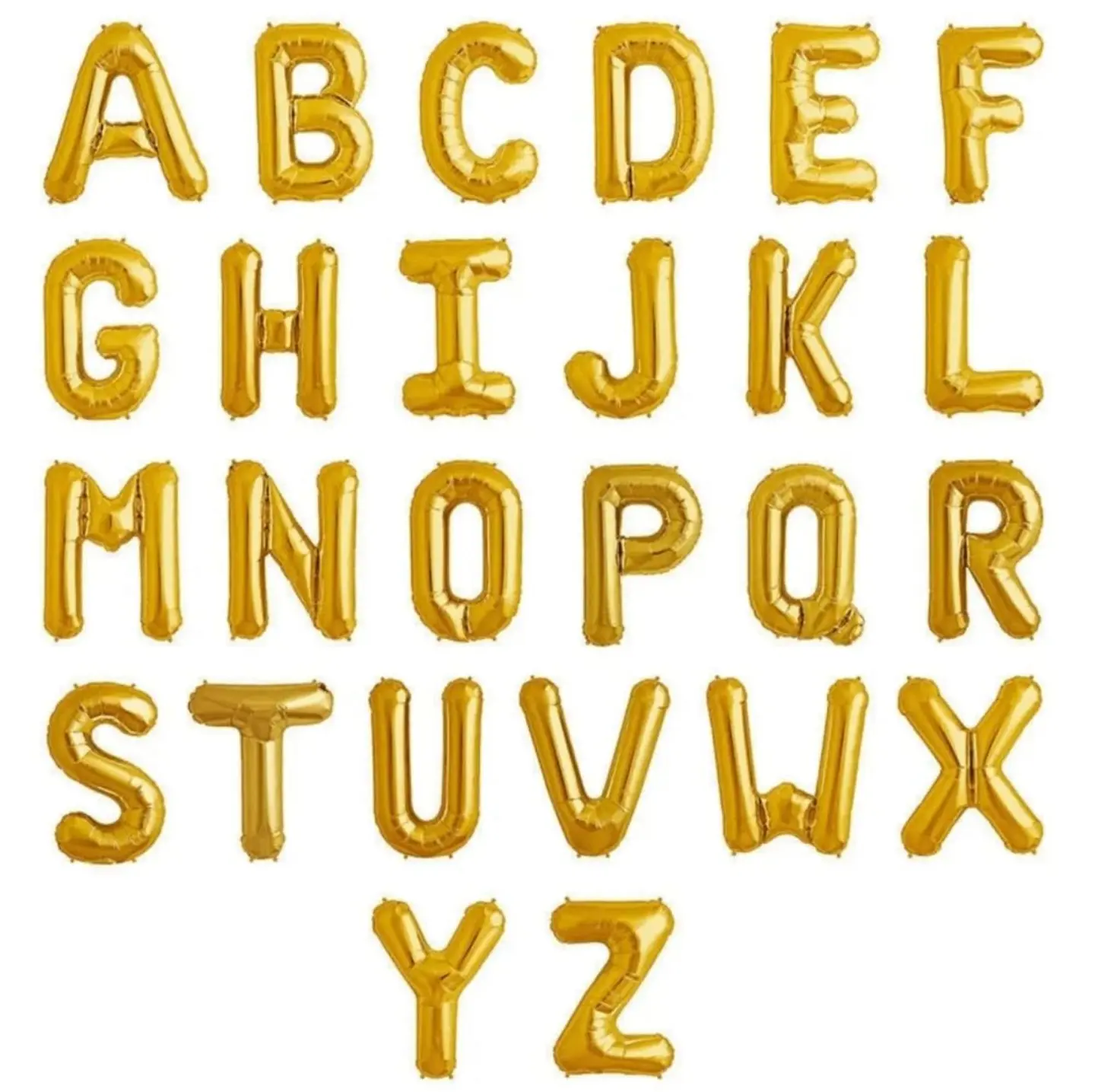 Gold Helium Letters